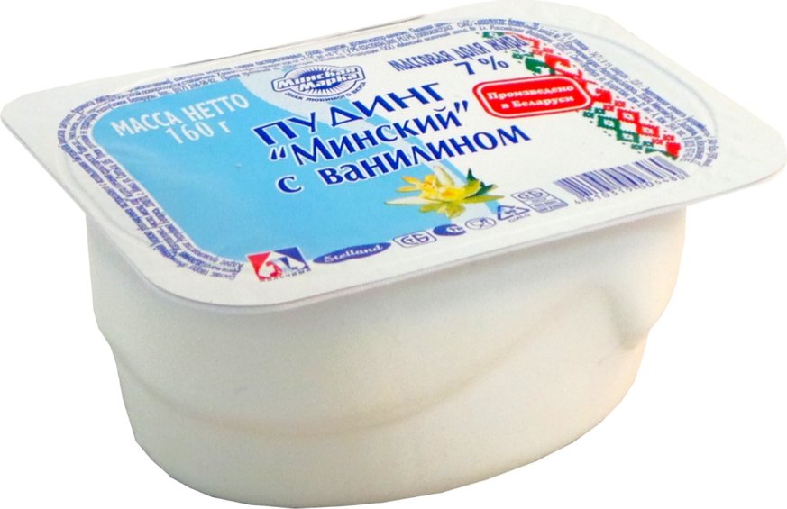 Пудинг МИНСКАЯ МАРКА "Минский" с ванилином 160 г 7%