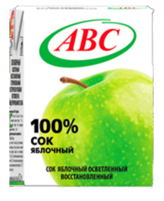 Сок ABC яблоко 0.2 л