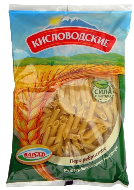 Макаронные изделия БАЙСАД "Кисловодские" перья ребристые 400 г