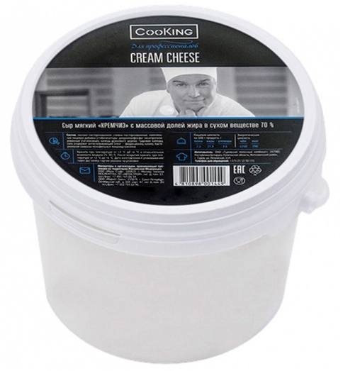 Сыр COOKING "Cream Cheese" мягкий 500 г 70%