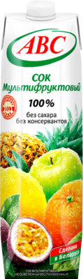 Сок ABC мультифруктовый 1 л