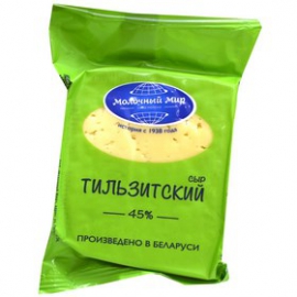 Сыр МОЛОЧНЫЙ МИР "Тильзитский" 200 г 45%