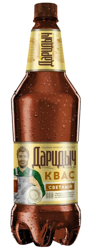 Квас ДАРИДЫЧ светлый 1.5 л
