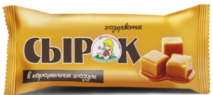 Сырок творожный МОЛОЧНАЯ СТРАНА в карамельной глазури 45 г 23%