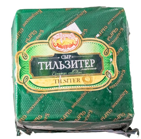 Сыр КОБРИНСКИЕ СЫРЫ "Тильзитер сливочный" полутвердый 2.5 кг 50%