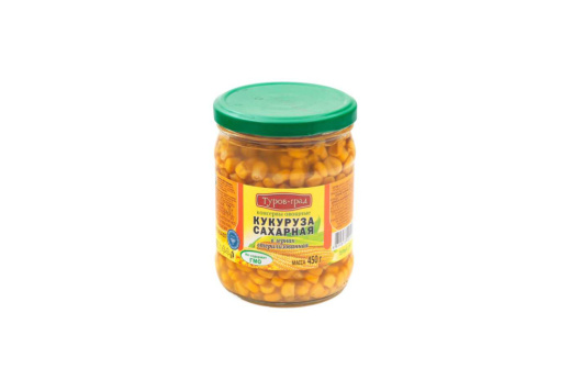 Кукуруза ТУРОВ-ГРАД сахарная консервированная 450 г